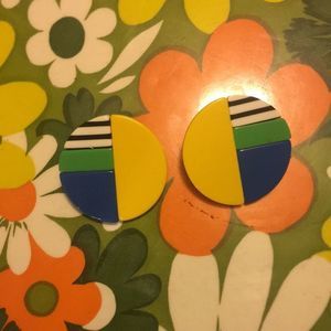Vintage 80’s acrylic Earrings
